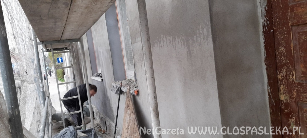 Trwa remont budynków na ul. Mickiewicza