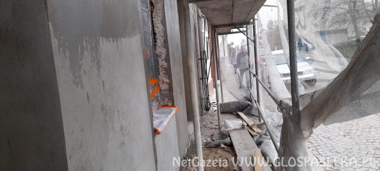 Trwa remont budynków na ul. Mickiewicza