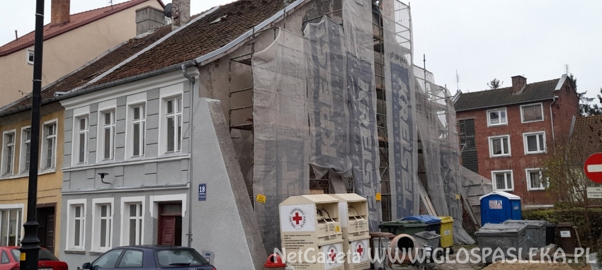 Trwa remont budynków na ul. Mickiewicza