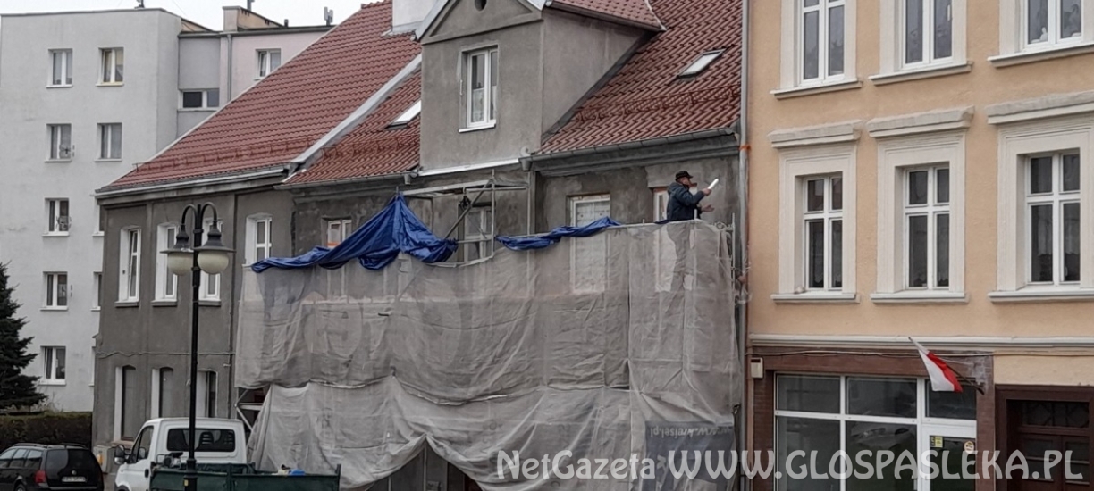 Trwa remont budynków na ul. Mickiewicza