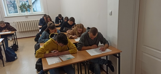 Uczniowie ZS z mitologią za pan brat