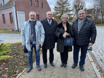 Monika Hinz z krótką wizytą w Pasłęku.