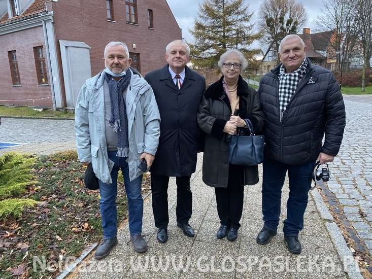 Monika Hinz z krótką wizytą w Pasłęku.