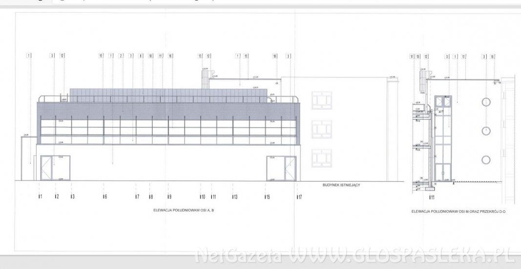Przetarg na budowę hali wid. - sportowej w ZSEiT