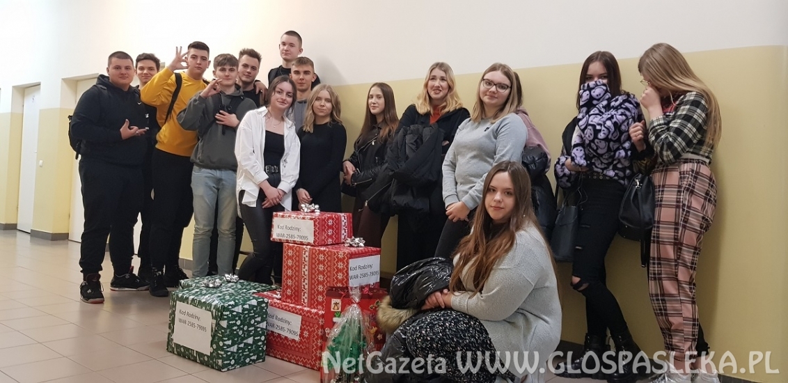 Finał Szlachetnej Paczki  w Zespole Szkół w Pasłęku