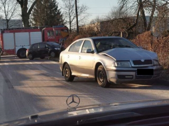 Pięć kolizji - ślisko i brak wyobraźni