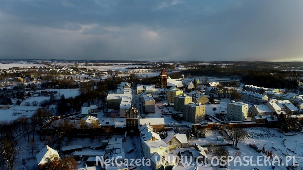 Pasłęk w zimowej szacie