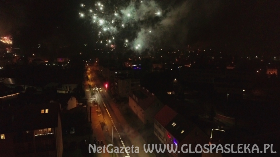 Nowy Rok z drona