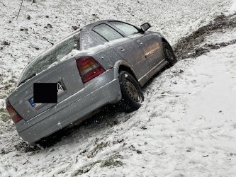 Lodowisko na drodze nr 513