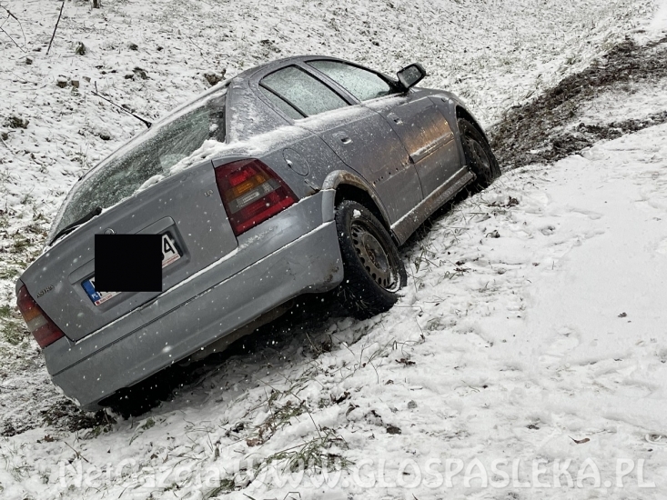 Lodowisko na drodze nr 513