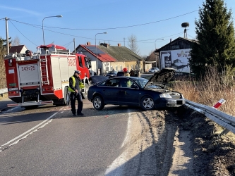 Wypadek w miejscowości Kopina