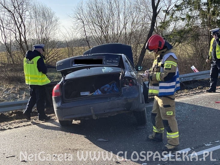 Wypadek w miejscowości Kopina