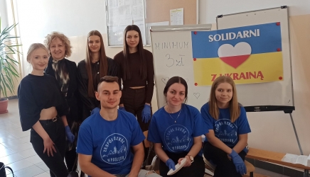 Poetycka nuta dla Ukrainy w Zespole Szkół