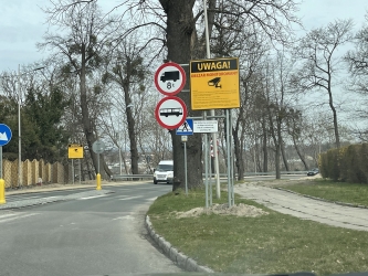 Nowe oznakowanie ul. Zamkowej