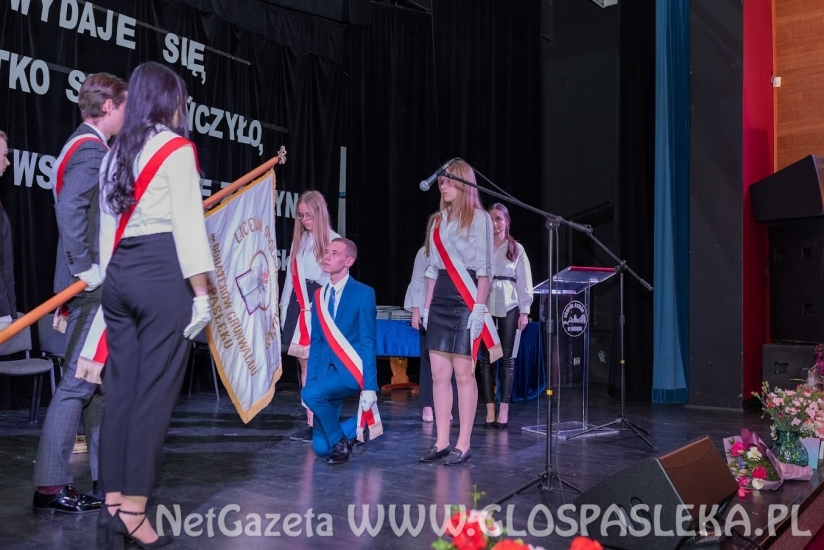 Zakończenie roku klas maturalnych w Zespole Szkół w Pasłęku
