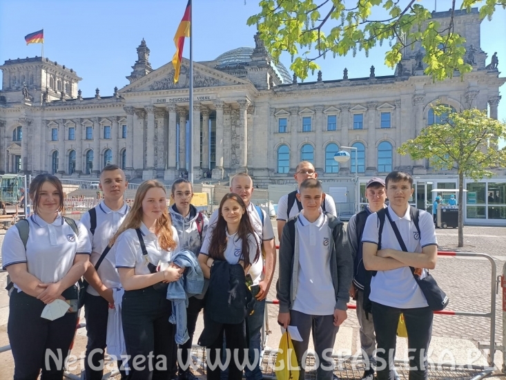 Uczniowie ZSEiT w Berlinie