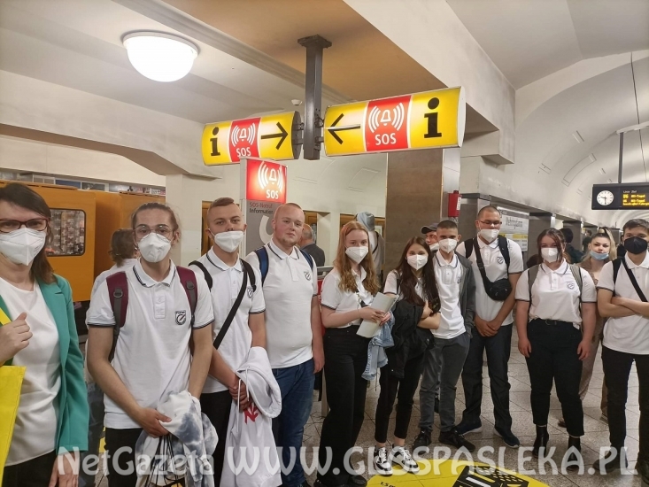 Uczniowie ZSEiT w Berlinie