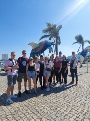 Uczniowie Zespołu Szkół w Portugalii