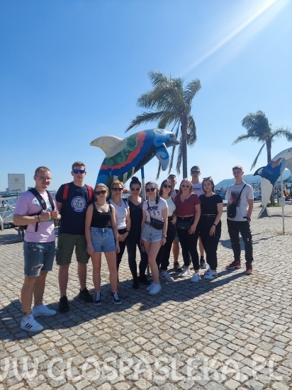 Uczniowie Zespołu Szkół w Portugalii