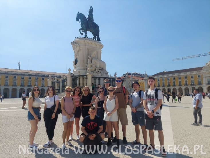 Uczniowie Zespołu Szkół w Portugalii