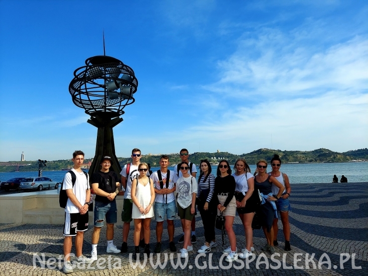 Uczniowie Zespołu Szkół w Portugalii