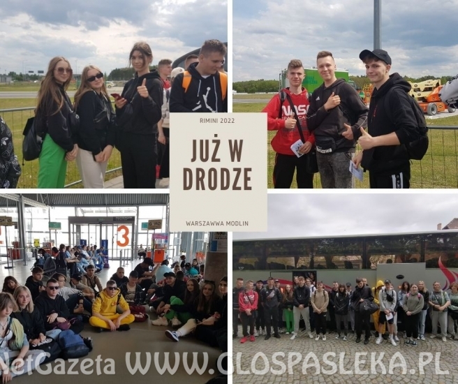 Kolejna grupa uczniów z ZSEiT w drodze na zagraniczne staże