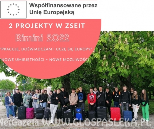 Kolejna grupa uczniów z ZSEiT w drodze na zagraniczne staże