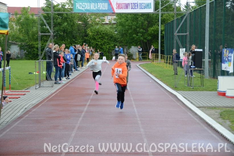 Światowy Dzień Biegania - Pasłęcka Mila Pokoju