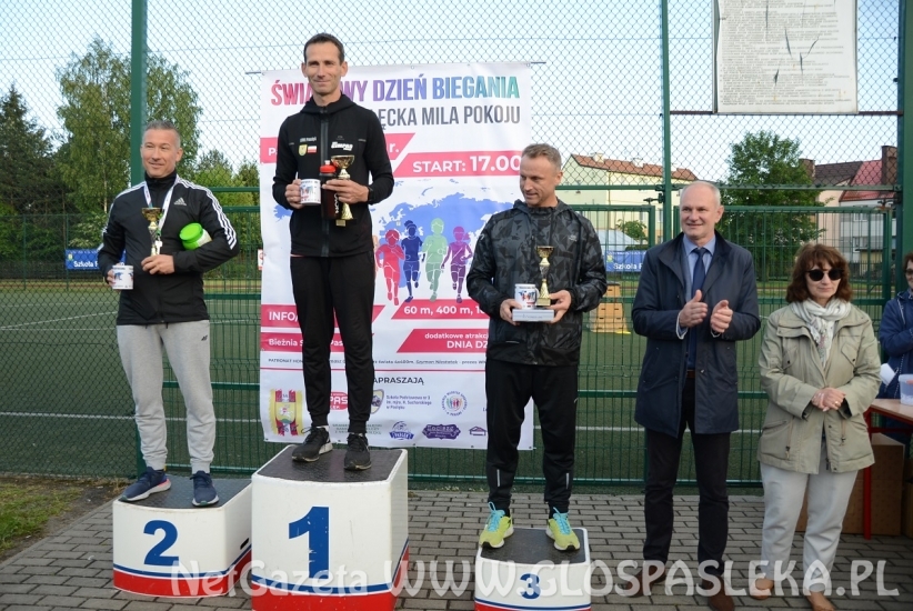 Światowy Dzień Biegania - Pasłęcka Mila Pokoju