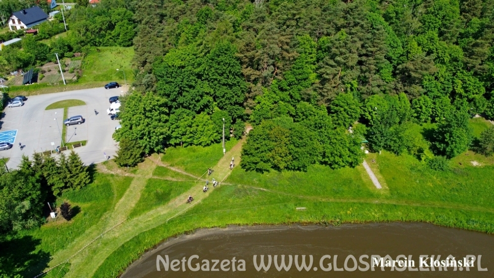 Maraton MTB z lotu ptaka