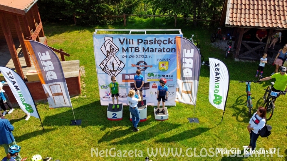 Maraton MTB z lotu ptaka