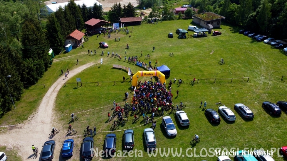 Maraton MTB z lotu ptaka