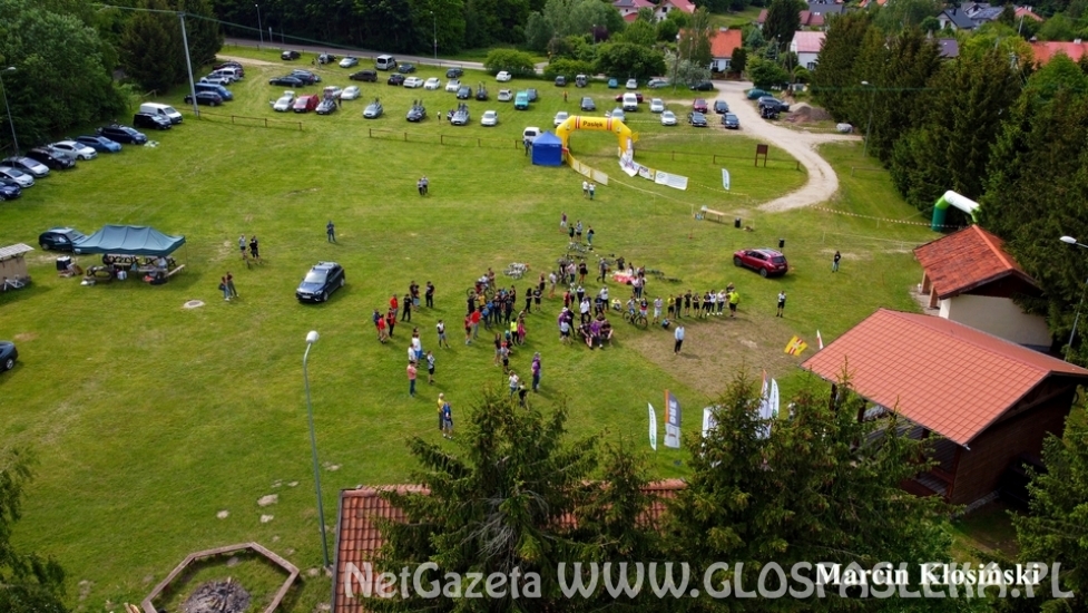 Maraton MTB z lotu ptaka