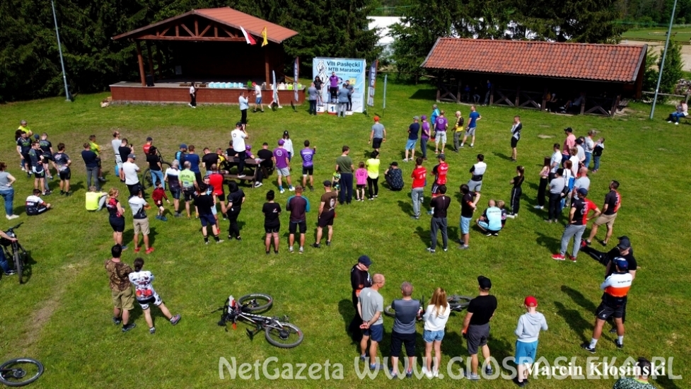 Maraton MTB z lotu ptaka