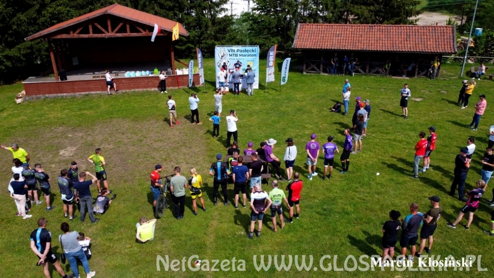 Maraton MTB z lotu ptaka