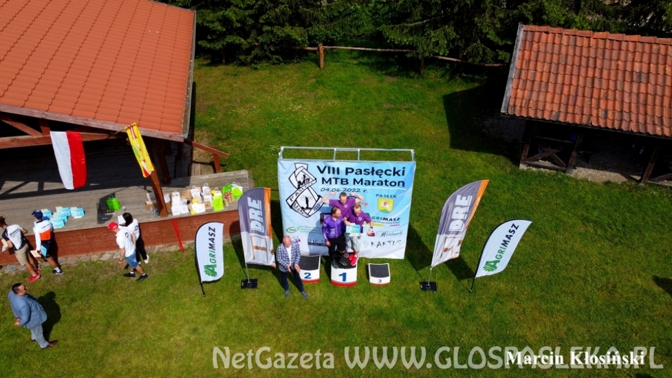 Maraton MTB z lotu ptaka