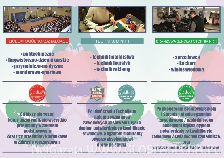 Zespół Szkół w Pasłęku – wiele kierunków!