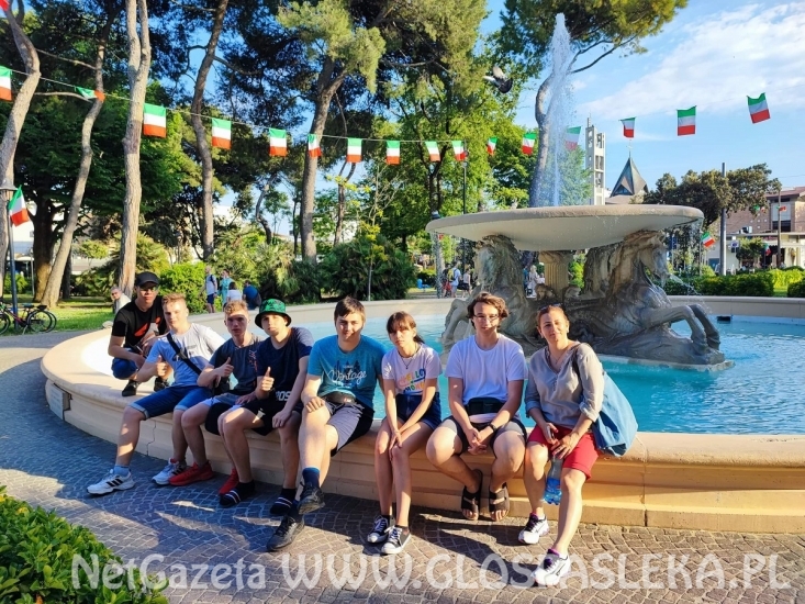 Powrót uczniów ZSEiT z Rimini