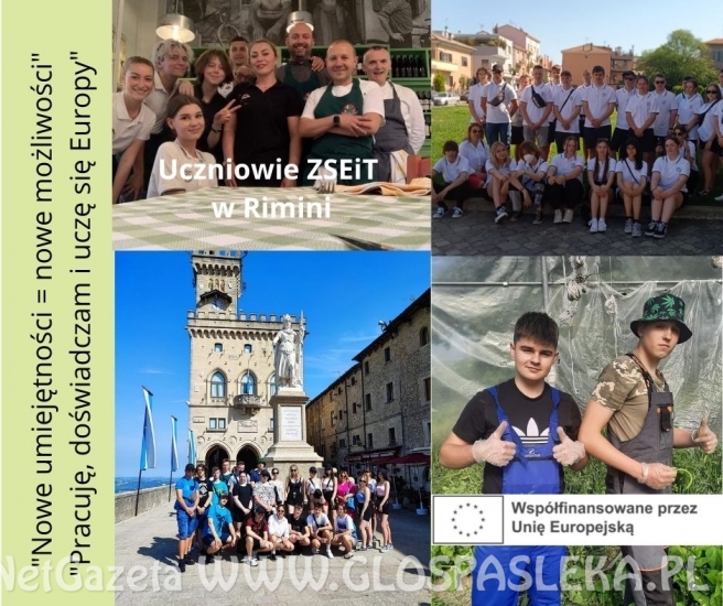 Powrót uczniów ZSEiT z Rimini