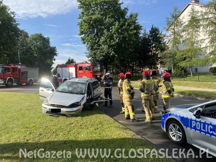Ford uderzył w drzewo
