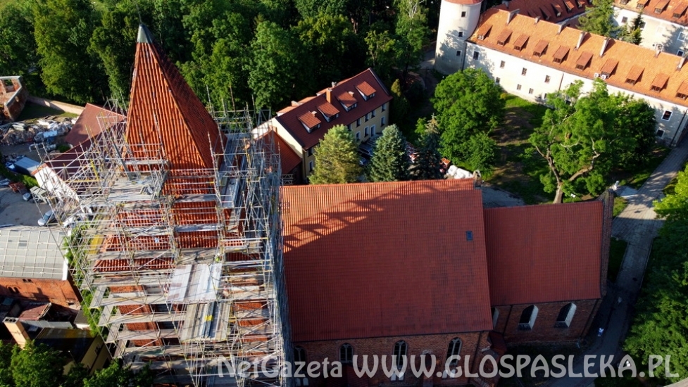 Remont wieży z lotu ptaka