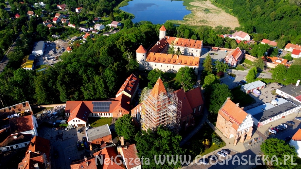 Remont wieży z lotu ptaka