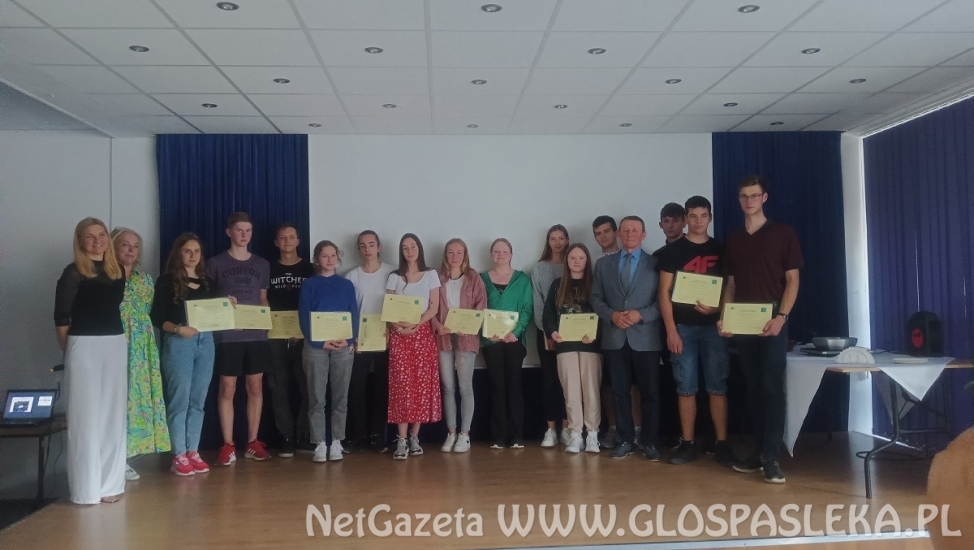 Uroczyste podsumowanie projektu Erasmus+ w ZSEiT