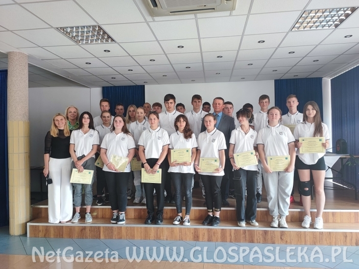 Uroczyste podsumowanie projektu Erasmus+ w ZSEiT