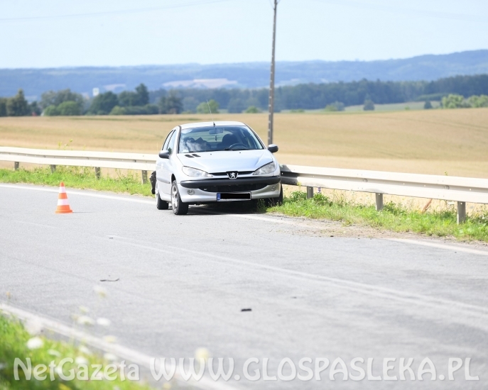 Kierowca mazdy wymusił pierwszeństwo