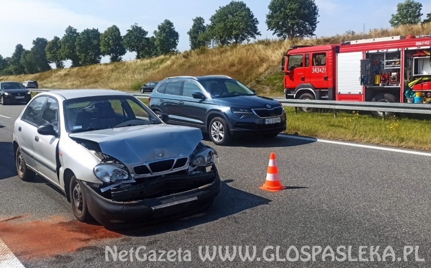 wypadek wezeł Marzewo