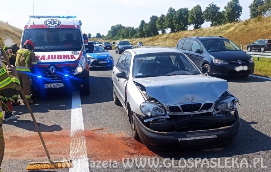 wypadek wezeł Marzewo