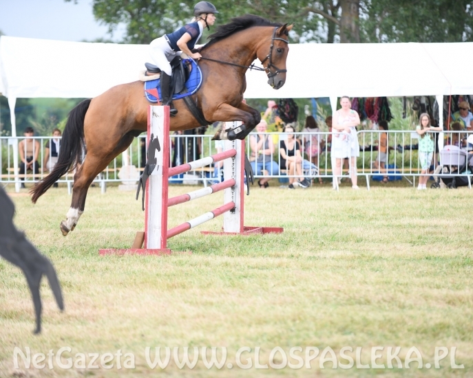 Zawody konne na terenie kąpieliska