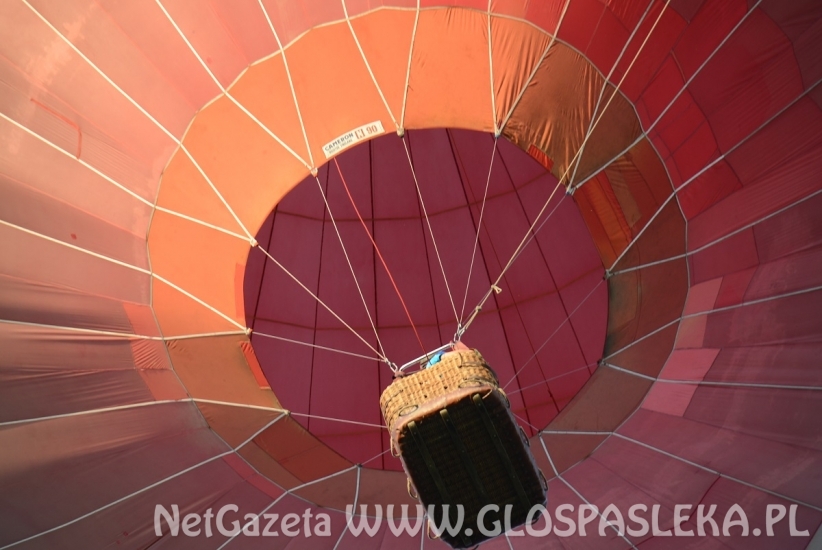 Balony startowały ze stadionu