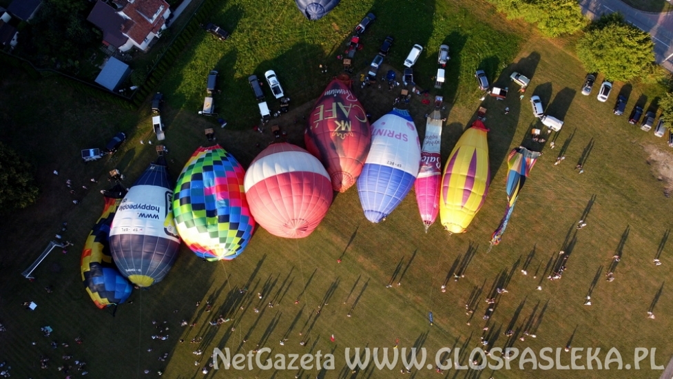 Balony startowały ze stadionu